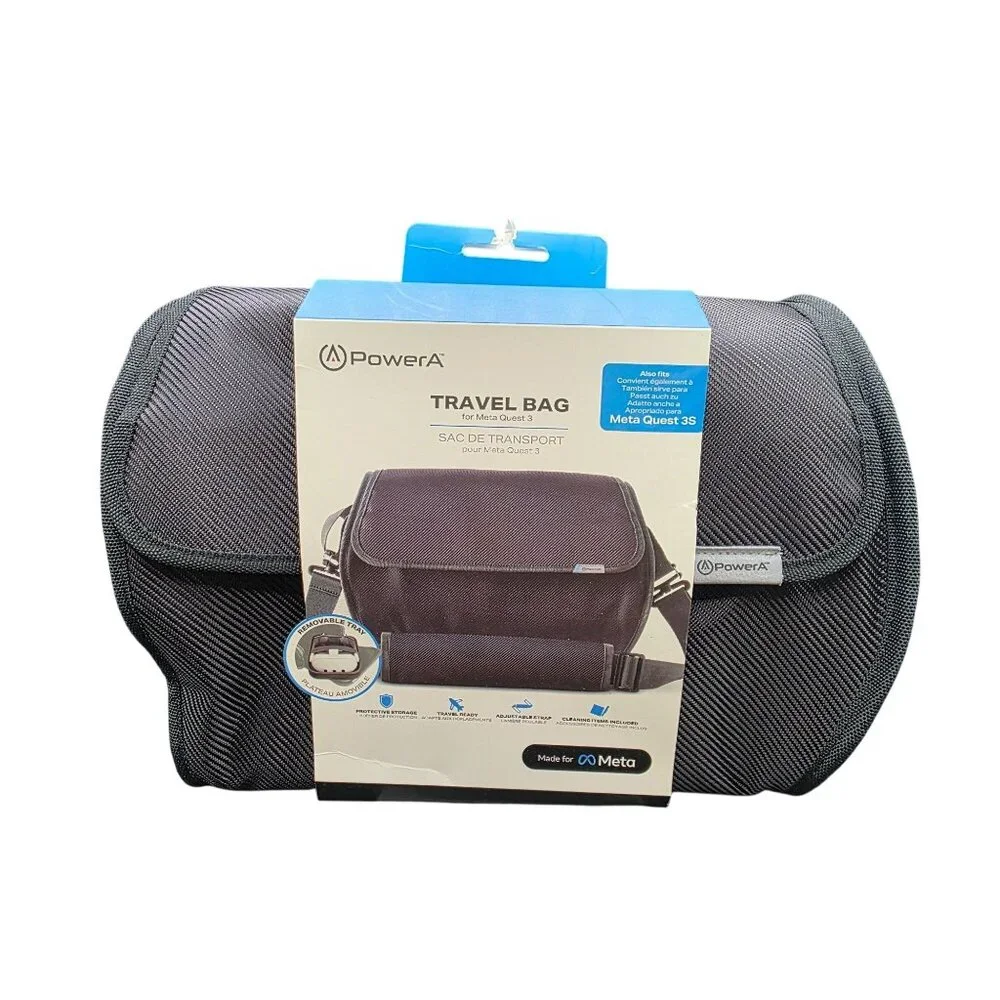PowerA Travel Bag For Meta Quest 3 & 3S With Adjustable Strap